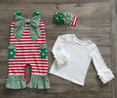 Mistletoe Bow Longall and Top Set by Serendipity