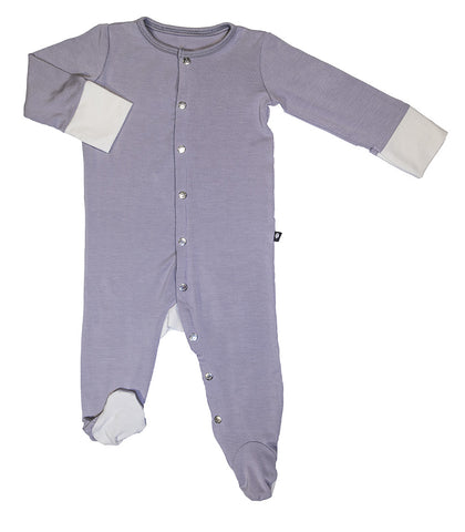 Glacial Grey Boy Footie by Sweet Bamboo