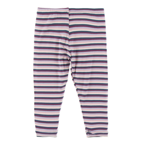 Girl Anniversary Stripe Print Leggings - KicKee Pants