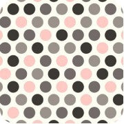 Pink Minky Dot with Mod Dot Satin Toddler Pillow by Swankie Blankie