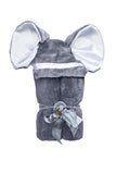 Elephant Hooded Towel by Swankie Blankie