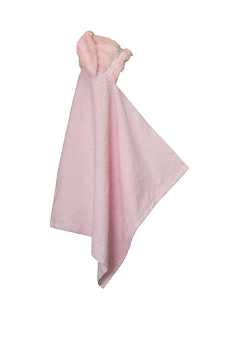 Pink Bunny Hooded Towel by Swankie Blankie