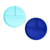 CB Eat Silicone Divided Plates (Set of 2) by Chewbeads