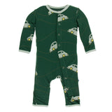 Topiary Italian Car Coverall with Snaps - KicKee Pants