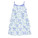 Aloe Butterfly Tiered Ruffle Dress by KicKee Pants