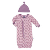 Garden Gate Lattice Converter Gown & Hat Set - KicKee Pants