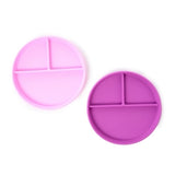 CB Eat Silicone Divided Plates (Set of 2) by Chewbeads